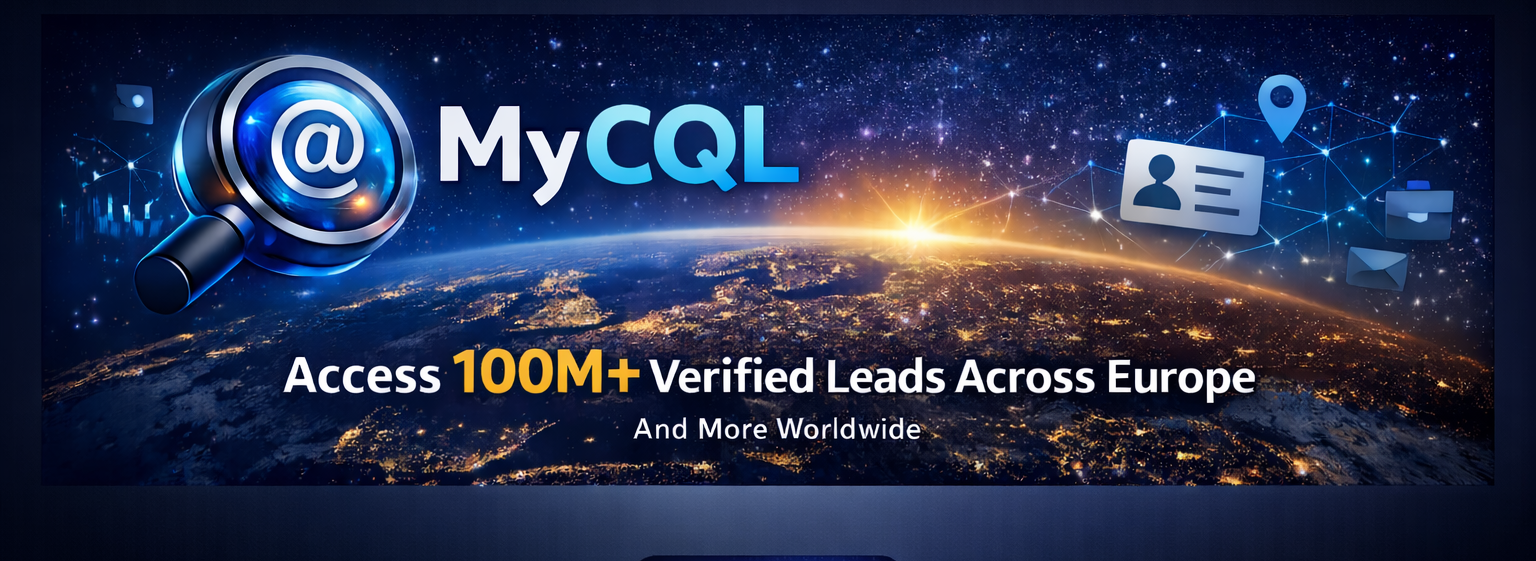 MyCQL — verified email leads by country